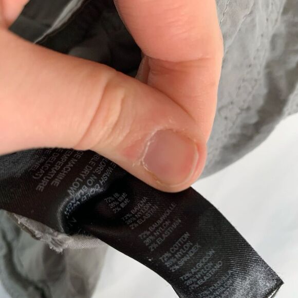 Kuhl Hiking Capri Women's 8 Grey Cargo Drawstring Nylon Blend Snap Zip - Picture 9 of 12